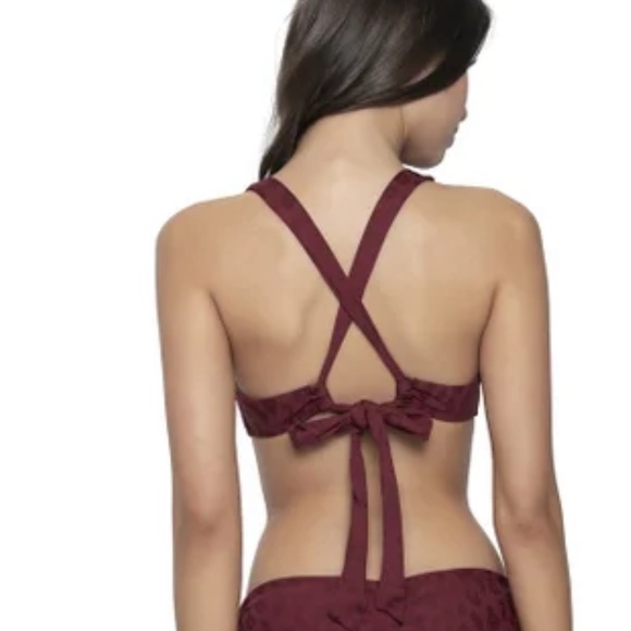 PQ Swim Anthropologie Halter Top Katie Thurston Bachelorette - Picture 4 of 8